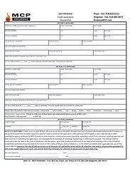 Residential Credit Application